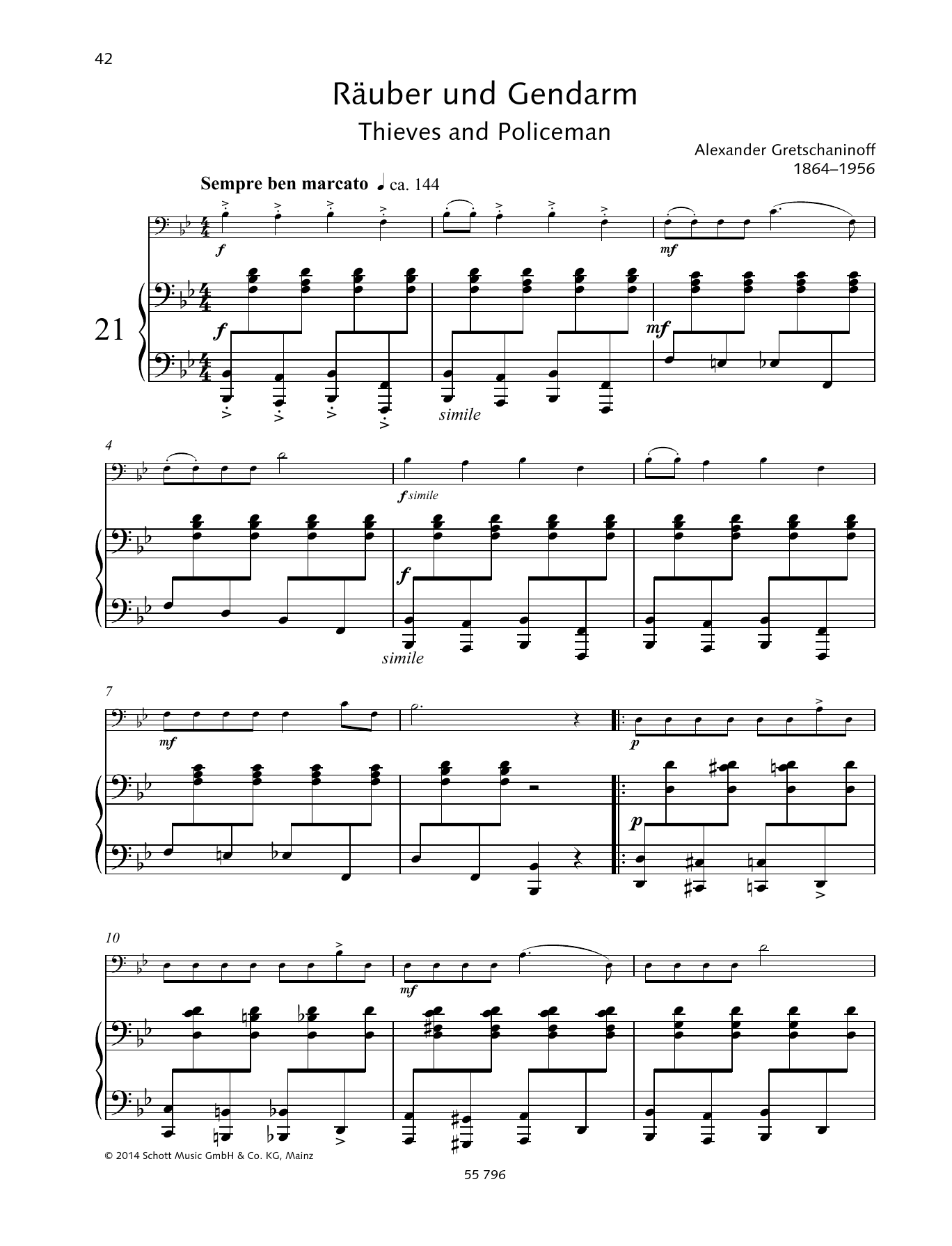 Download Rainer Mohrs Thieves and policeman Sheet Music and learn how to play String Solo PDF digital score in minutes