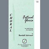 Download or print Randall Johnson Festival Gloria Sheet Music Printable PDF -page score for Sacred / arranged TTBB Choir SKU: 424185.