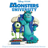 Download or print Randy Newman Main Title (Monsters University) Sheet Music Printable PDF -page score for Children / arranged Piano SKU: 99673.