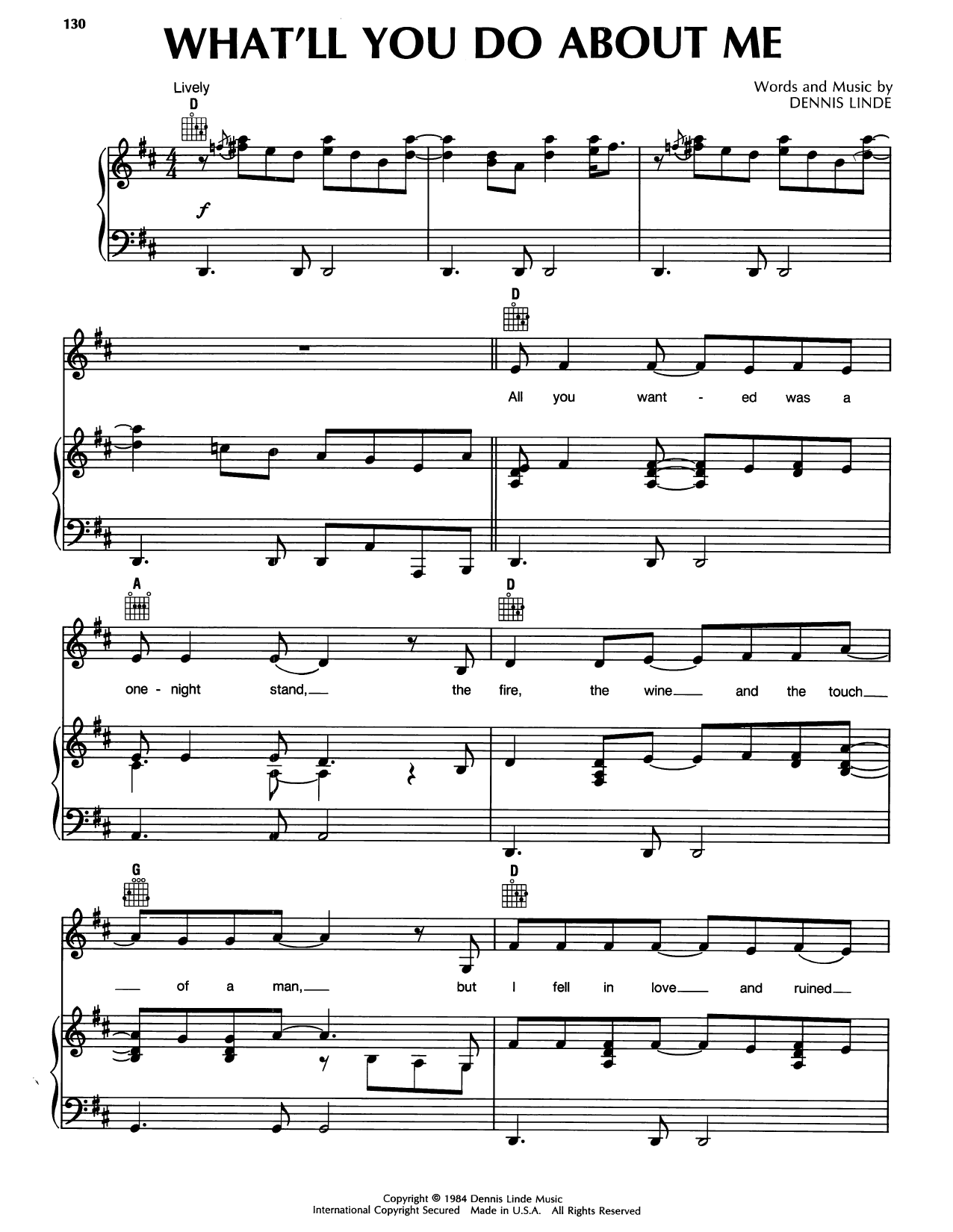 Download Randy Travis What'll You Do About Me Sheet Music and learn how to play Piano, Vocal & Guitar Chords (Right-Hand Melody) PDF digital score in minutes