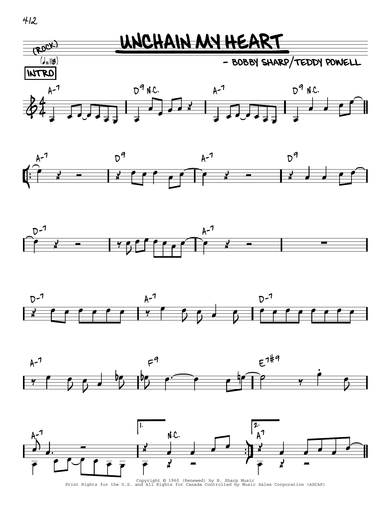 Download Ray Charles Unchain My Heart [Reharmonized version] (arr. Jack Grassel) Sheet Music and learn how to play Real Book – Melody & Chords PDF digital score in minutes