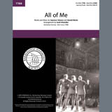 Download or print Realtime All Of Me (arr. Scott Kitzmiller) Sheet Music Printable PDF -page score for Barbershop / arranged TTBB Choir SKU: 406541.