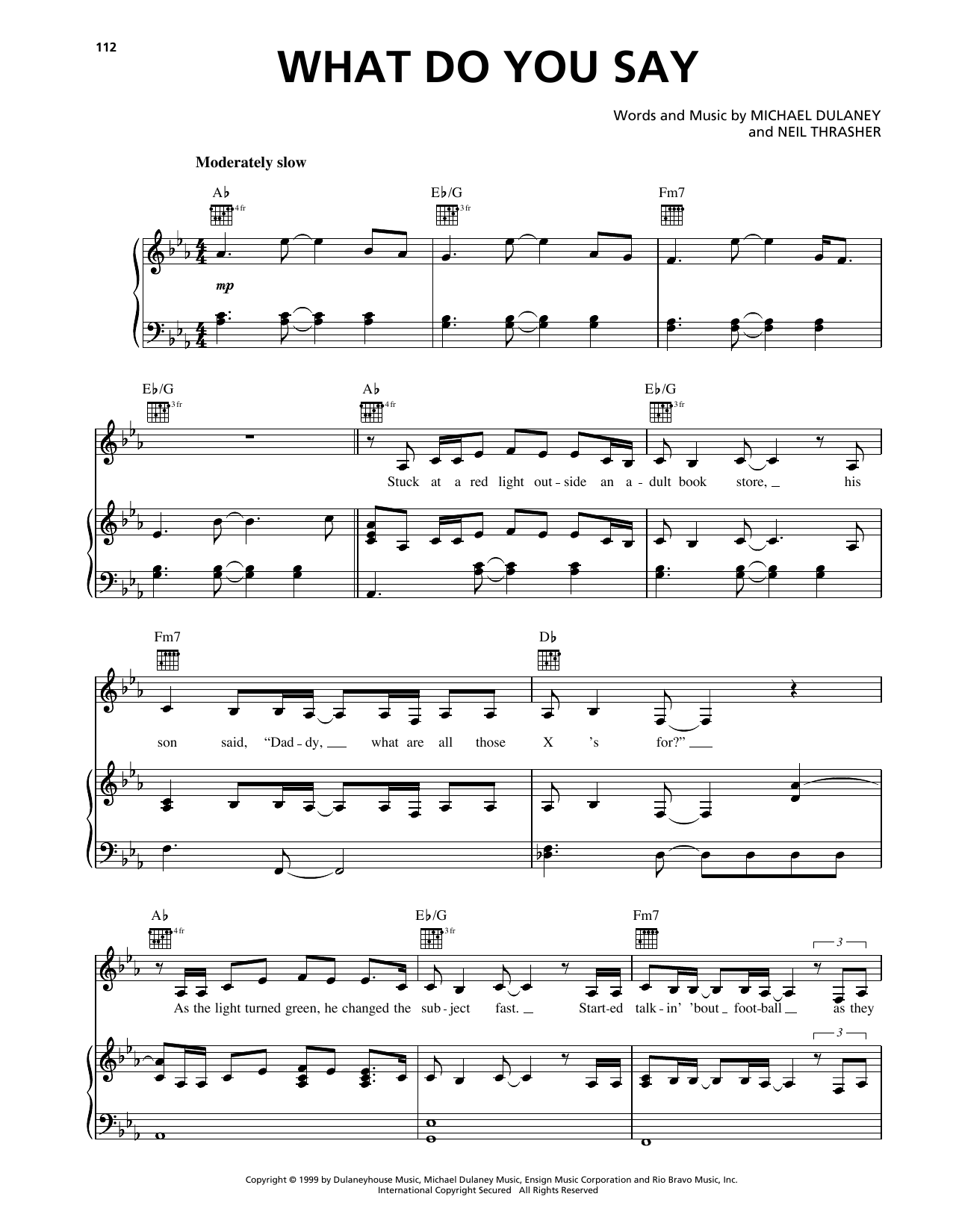 Download Reba McEntire What Do You Say Sheet Music and learn how to play Piano, Vocal & Guitar Chords (Right-Hand Melody) PDF digital score in minutes