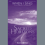 Download or print Rebecca Fair When I Sing (arr. Roger Thornhill) Sheet Music Printable PDF -page score for Sacred / arranged 2-Part Choir SKU: 525530.