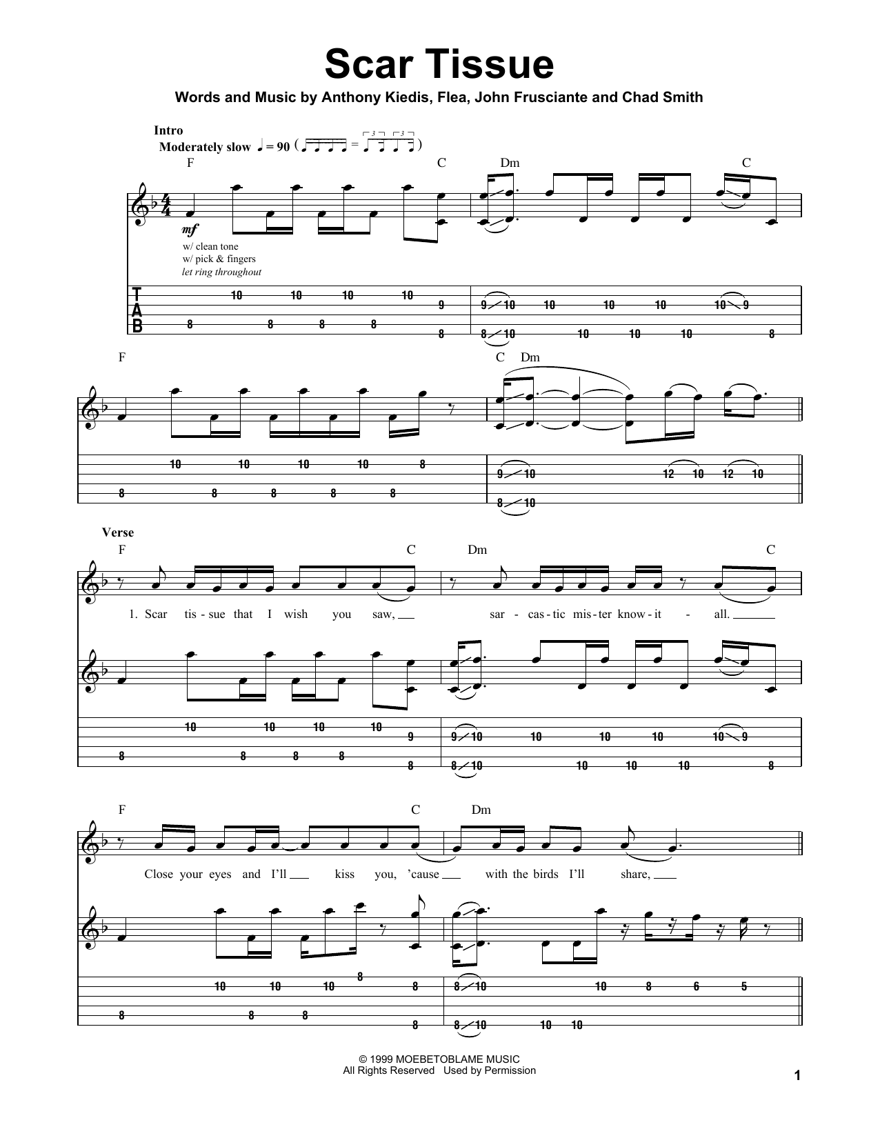Download Red Hot Chili Peppers Scar Tissue Sheet Music and learn how to play Drums Transcription PDF digital score in minutes