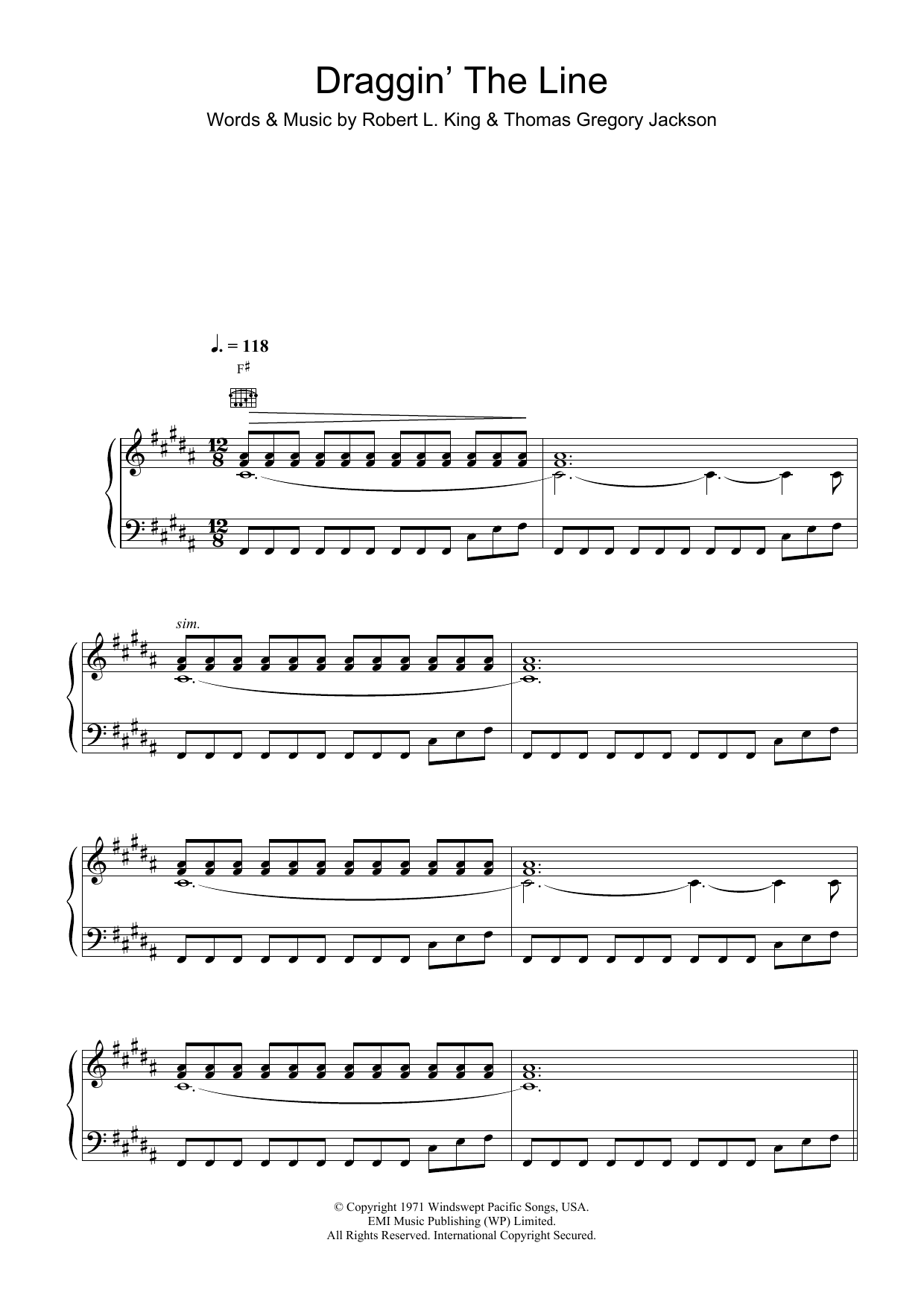 Download R.E.M. Draggin' The Line Sheet Music and learn how to play Piano, Vocal & Guitar PDF digital score in minutes