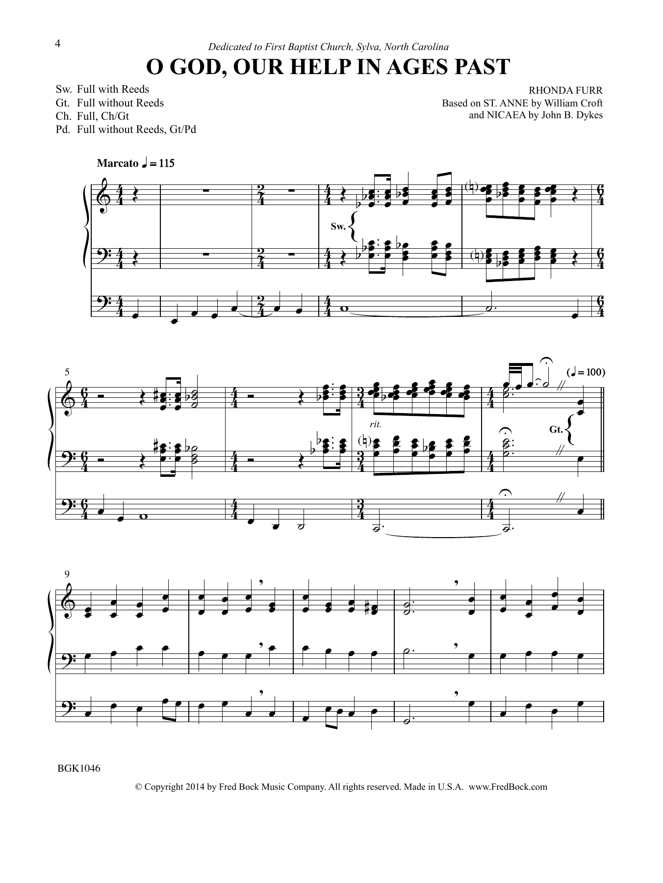 Download Rhonda Furr Be Thou My Vision Sheet Music and learn how to play Organ PDF digital score in minutes