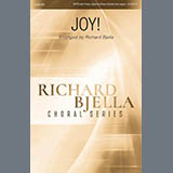 Download or print Richard Bjella Joy! Sheet Music Printable PDF -page score for Winter / arranged SATB Choir SKU: 487051.