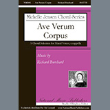 Download or print Richard Burchard Ave Verum Corpus (Partner For O Magnum Mysterium) Sheet Music Printable PDF -page score for Concert / arranged Choir SKU: 1357271.