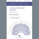 Download or print Richard Burchard Cum Laude Ego Canto (With Praise I Will Sing) Sheet Music Printable PDF -page score for Sacred / arranged Choir SKU: 1216654.
