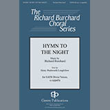 Download or print Richard Burchard Hymn To The Night Sheet Music Printable PDF -page score for Concert / arranged SATB Choir SKU: 430923.