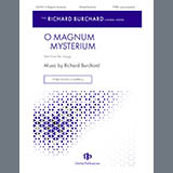 Download or print Richard Burchard O Magnum Mysterium Sheet Music Printable PDF -page score for Concert / arranged TTBB Choir SKU: 1728239.