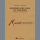 Download or print Richard L. Saucedo Fanfare and Call to the Post - F Horn 1 Sheet Music Printable PDF -page score for Concert / arranged Concert Band SKU: 330207.