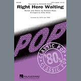 Download or print Richard Marx Right Here Waiting (arr. Kirby Shaw) Sheet Music Printable PDF -page score for Pop / arranged TTBB Choir SKU: 436682.