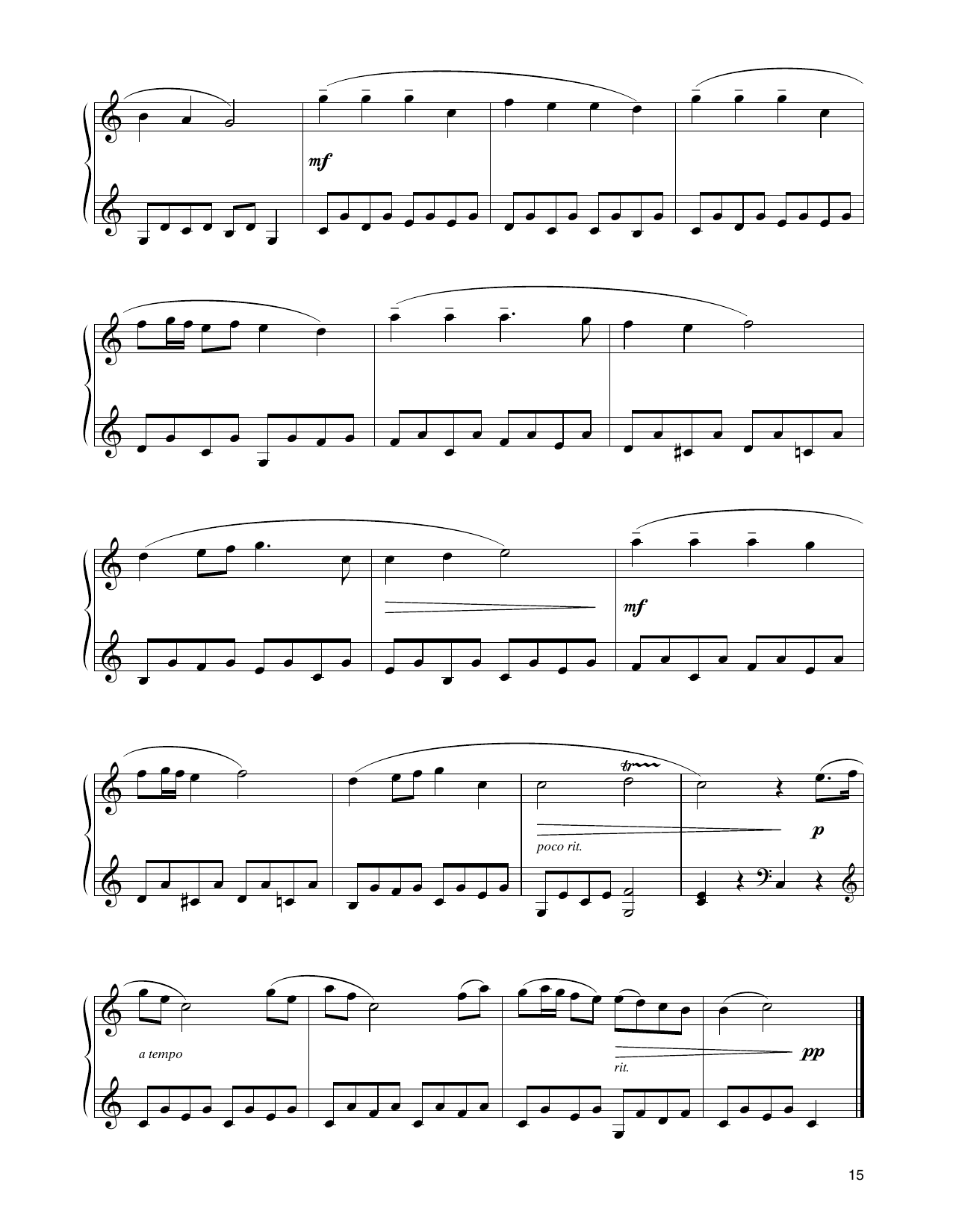 Download Richard Storrs Willis It Came Upon The Midnight Clear (in the style of Offenbach) (arr. Carol Klose) Sheet Music and learn how to play Piano Solo PDF digital score in minutes