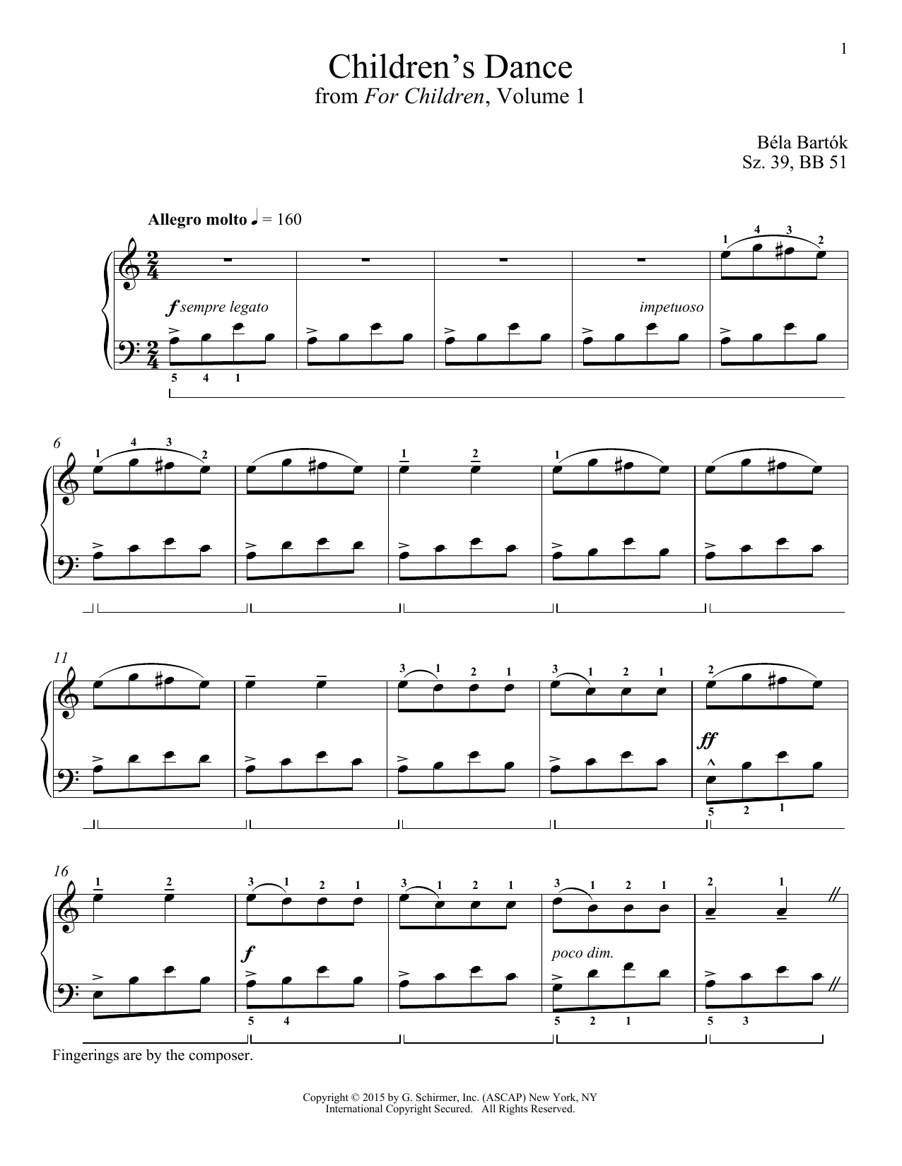 Download Richard Walters Children's Dance Sheet Music and learn how to play Piano PDF digital score in minutes