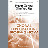 Download or print Rick Astley Never Gonna Give You Up (arr. Audrey Snyder) Sheet Music Printable PDF -page score for Pop / arranged TB Choir SKU: 1550766.