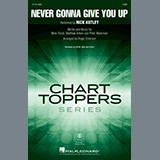 Download or print Rick Astley Never Gonna Give You Up (arr. Roger Emerson) Sheet Music Printable PDF -page score for Pop / arranged 2-Part Choir SKU: 1314198.