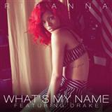 Download or print Rihanna What's My Name? (feat. Drake) Sheet Music Printable PDF -page score for R & B / arranged Piano, Vocal & Guitar (Right-Hand Melody) SKU: 106210.