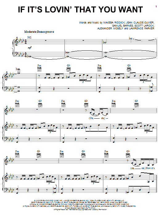 Download Rihanna If It's Lovin' That You Want Sheet Music and learn how to play Piano, Vocal & Guitar (Right-Hand Melody) PDF digital score in minutes