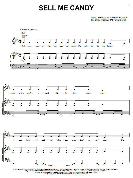 Download Rihanna Sell Me Candy Sheet Music and learn how to play Piano, Vocal & Guitar (Right-Hand Melody) PDF digital score in minutes