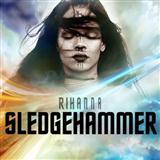 Download or print Rihanna Sledgehammer Sheet Music Printable PDF -page score for Pop / arranged Piano, Vocal & Guitar (Right-Hand Melody) SKU: 171863.