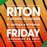 Download or print Riton and Nightcrawlers Friday (feat. Mufasa & Hypeman) Sheet Music Printable PDF -page score for Pop / arranged Really Easy Piano SKU: 1559370.