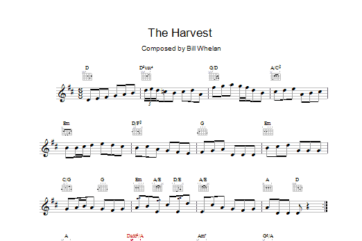 Download Bill Whelan The Harvest (from Riverdance) Sheet Music and learn how to play Piano PDF digital score in minutes