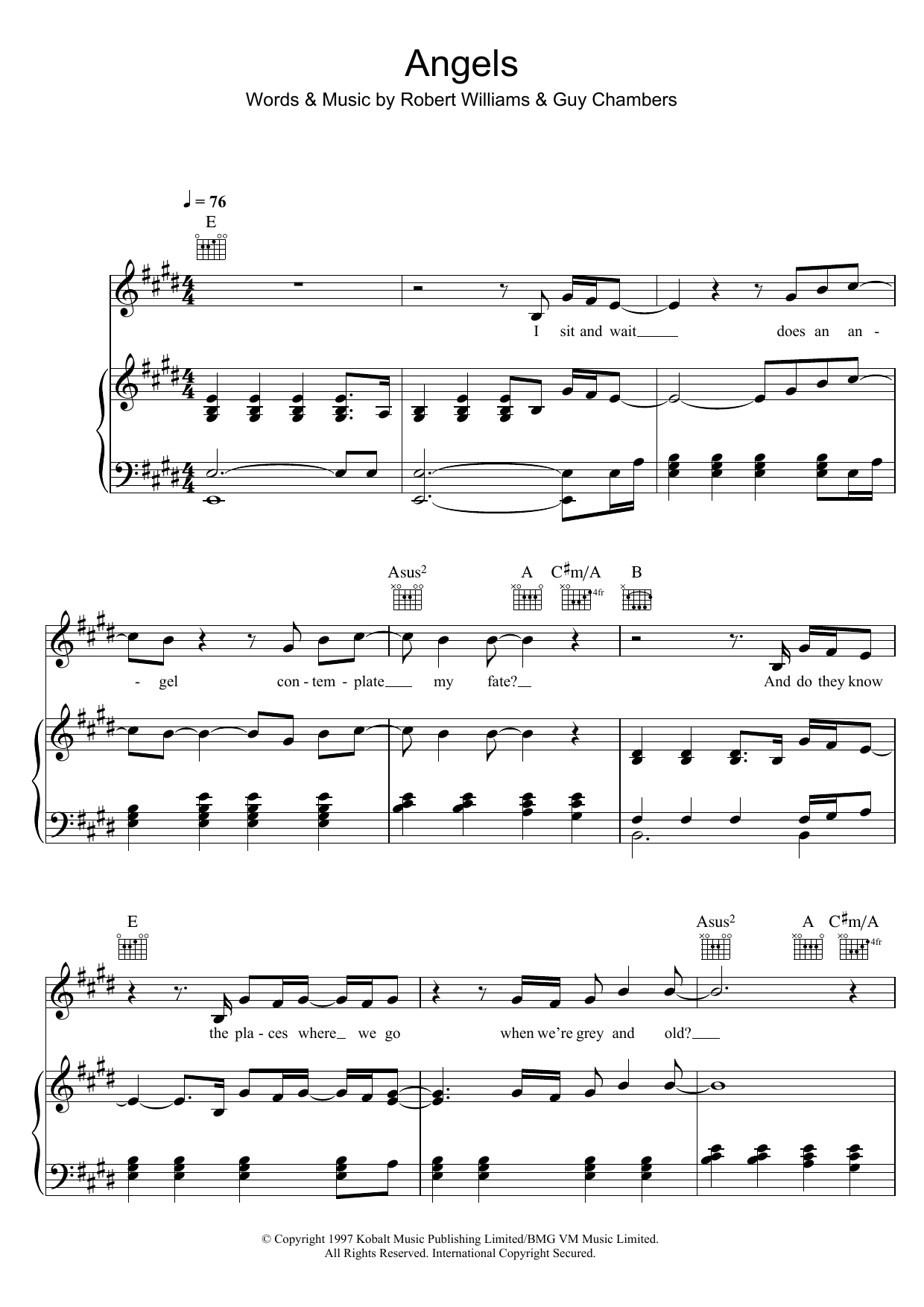 Download Robbie Williams Sheet Music and learn how to play Alto Saxophone Duet PDF score in minutes
