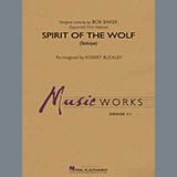Download or print Robert Buckley Spirit of the Wolf (Stakaya) - Bb Clarinet 2 Sheet Music Printable PDF -page score for Concert / arranged Concert Band SKU: 414000.