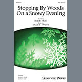 Download or print Robert Frost and Bruce W. Tippette Stopping By Woods On A Snowy Evening Sheet Music Printable PDF -page score for Concert / arranged SATB Choir SKU: 431497.