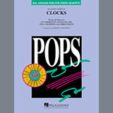 Download or print Robert Longfield Clocks - Cello Sheet Music Printable PDF -page score for Pop / arranged String Quartet SKU: 368572.