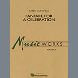 Download or print Robert Longfield Fanfare For A Celebration - Bb Tenor Saxophone Sheet Music Printable PDF -page score for Contest / arranged Concert Band SKU: 299550.