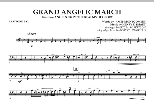 Download Robert Longfield Grand Angelic March - Baritone B.C. Sheet Music and learn how to play Concert Band PDF digital score in minutes