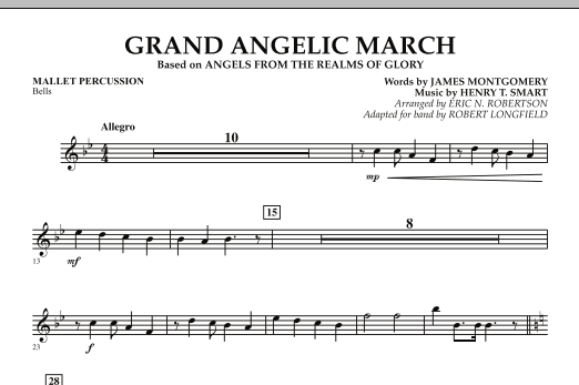 Download Robert Longfield Grand Angelic March - Mallet Percussion Sheet Music and learn how to play Concert Band PDF digital score in minutes