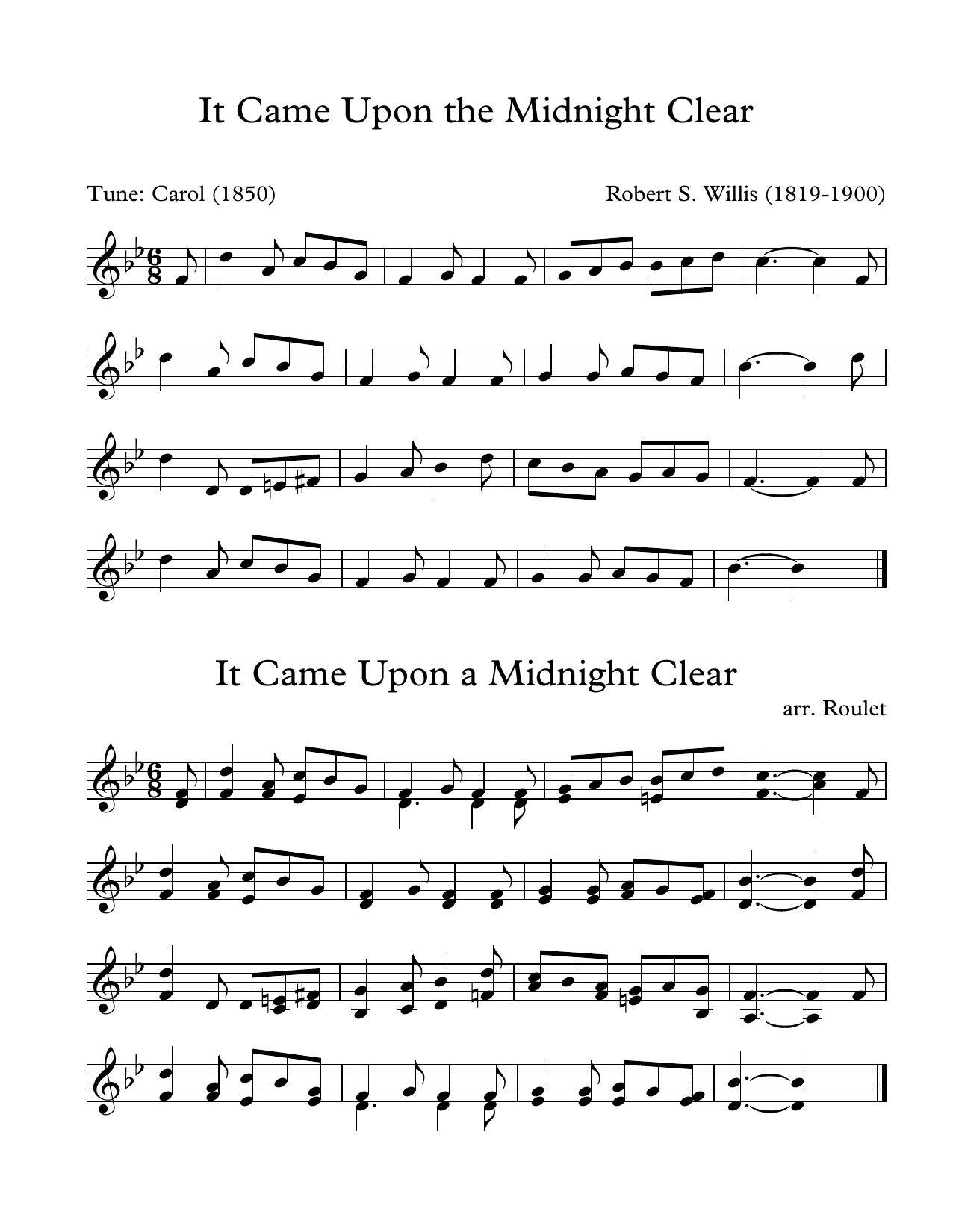 Download Robert S. Willis It Came Upon A Midnight Clear (arr. Patrick Roulet) Sheet Music and learn how to play Marimba Solo PDF digital score in minutes