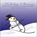 Download or print Robert S. Frost Holiday Strings - Piano (opt.) Sheet Music Printable PDF -page score for Holiday / arranged String Ensemble SKU: 124929.