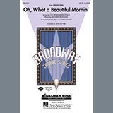 Download or print Rodgers & Hammerstein Oh, What A Beautiful Mornin' (from Oklahoma) (arr. Buryl Red & Joseph Joubert) Sheet Music Printable PDF -page score for Broadway / arranged SATB Choir SKU: 426472.