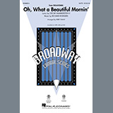 Download or print Rodgers & Hammerstein Oh, What A Beautiful Mornin' (from Oklahoma!) (arr. Kirby Shaw) Sheet Music Printable PDF -page score for Broadway / arranged SATB Choir SKU: 1198631.