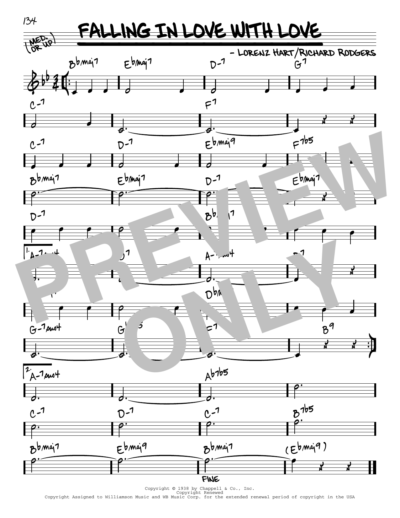 Download Rodgers & Hart Falling In Love With Love [Reharmonized version] (arr. Jack Grassel) Sheet Music and learn how to play Real Book – Melody & Chords PDF digital score in minutes