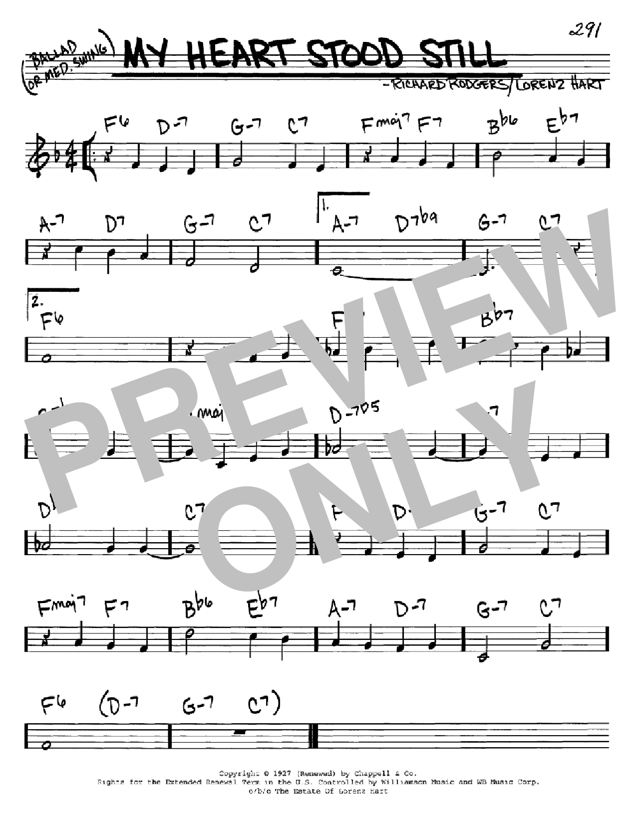 Download Rodgers & Hart My Heart Stood Still Sheet Music and learn how to play Viola PDF digital score in minutes