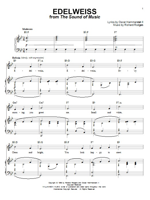 Edelweiss Guitar Chords
