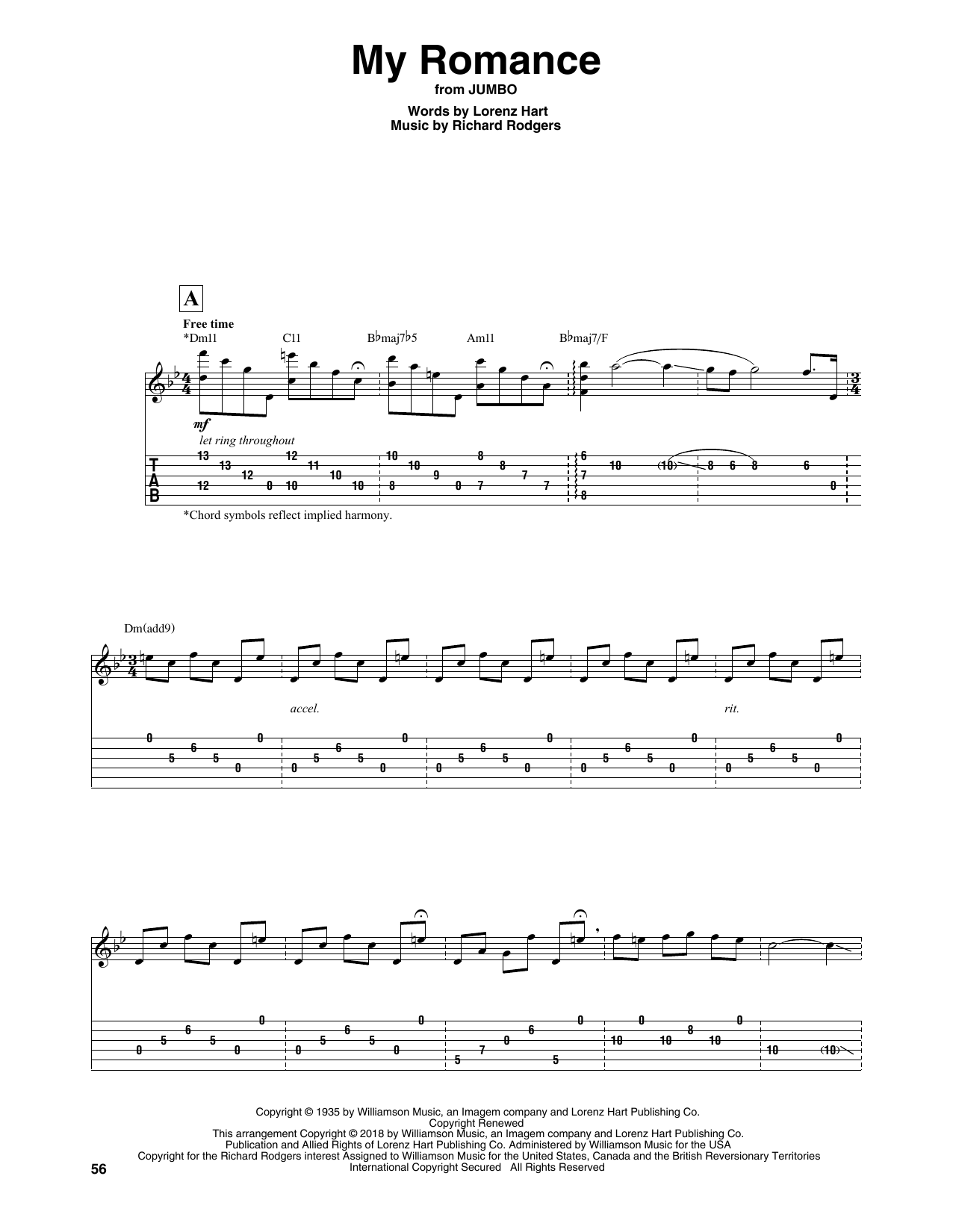 Download Rodgers & Hart Sheet Music and learn how to play Piano, Vocal & Guitar (Right-Hand Melody) PDF score in minutes
