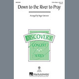 Download or print Traditional Spiritual Down To The River To Pray (arr. Roger Emerson) Sheet Music Printable PDF -page score for Folk / arranged 3-Part Mixed SKU: 98629.