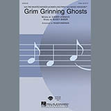 Download or print Buddy Baker Grim Grinning Ghosts (arr. Roger Emerson) Sheet Music Printable PDF -page score for Concert / arranged 2-Part Choir SKU: 98975.