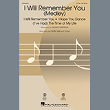 Download or print Roger Emerson I Will Remember You (Medley) Sheet Music Printable PDF -page score for Pop / arranged SAB Choir SKU: 451091.