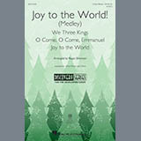 Download or print Roger Emerson Joy To The World! (Medley) Sheet Music Printable PDF -page score for Sacred / arranged 2-Part Choir SKU: 177391.