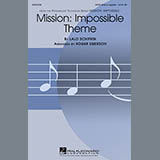 Download or print Lalo Schifrin Mission: Impossible Theme (arr. Roger Emerson) Sheet Music Printable PDF -page score for Concert / arranged SATB SKU: 94714.