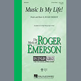 Download or print Roger Emerson Music Is My Life! Sheet Music Printable PDF -page score for Inspirational / arranged 2-Part Choir SKU: 410641.