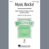 Download or print John Jacobson Music Rocks (arr. Roger Emerson) Sheet Music Printable PDF -page score for Concert / arranged 2-Part Choir SKU: 97703.